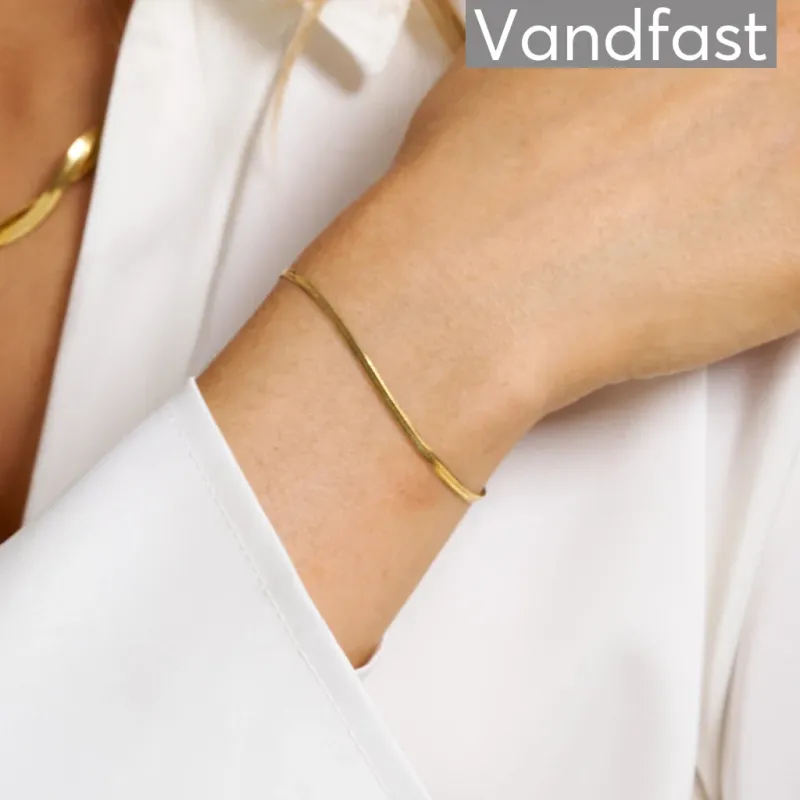 ANNEBRAUNER Snake Armbånd 18K Guldbelagt