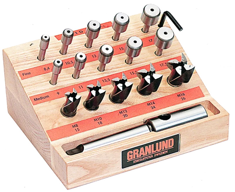 Granlund tapborsæt 1D M8-M16