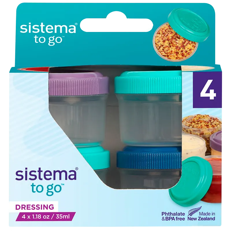 Sistema Minibox Dressing To Go 4X35 ml (1 stk)