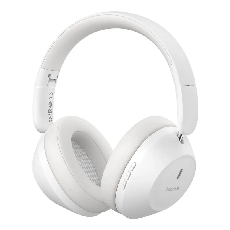 Baseus Bass 30 Max Trådløse Hovedtelefoner. Hvid