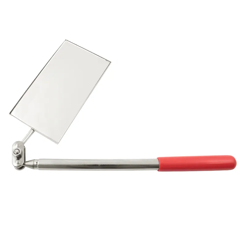 Inspektionsspejl 51x89 mm led-delt og med teleskop max L=480 mm