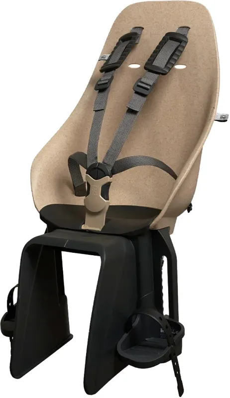 Urban Iki Barnestol i bioplast til bagagebærer - 9 mdr til 6 år (til 9-22 kg) - Oishi Beige/Bincho Black