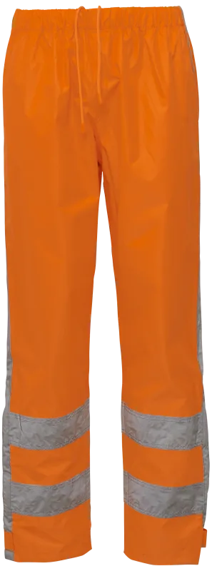 Hi-vis arbejdsregnbuks 082405R orange Str. 4XL