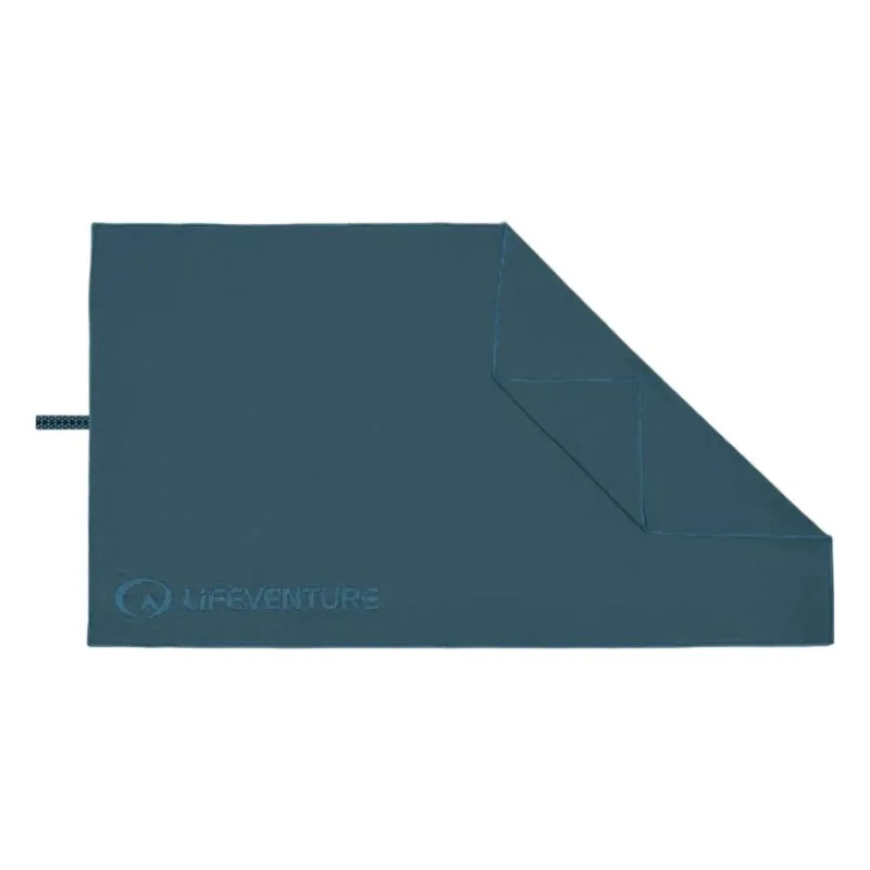 Lifeventure Recycled Softfibre Trek Towel, håndklæde, L, mørkeblå