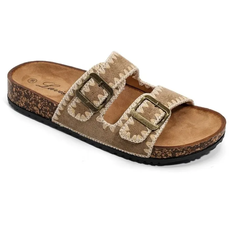 Zaira dame sandaler W2720 - Taupe