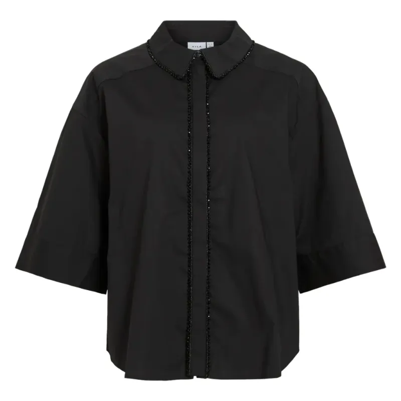 VILA dame skjorte VILARA - Black