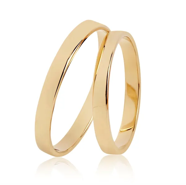 BARTOLI Classic vielsesringe i Guld - 2,5 mm