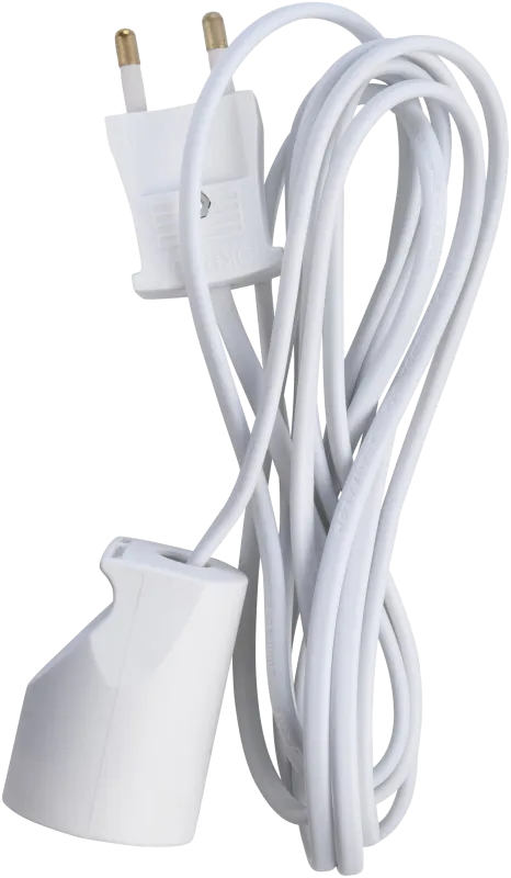Adapterkabel med børnesikringring 2M hvid
