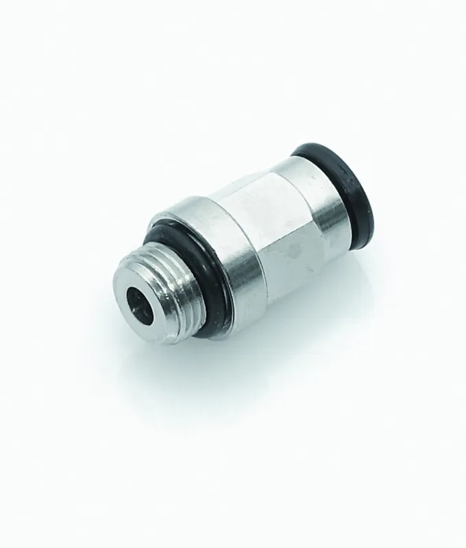 Lige union 8 mm x 1/2" udvendig gevind