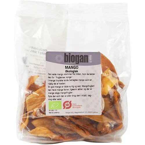 Mango, tørret Øko. - 150 gram