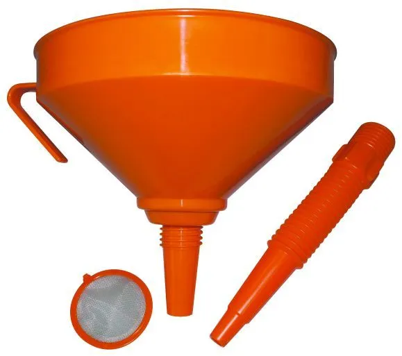 Tragt m/ Si og Flextud       22 cm