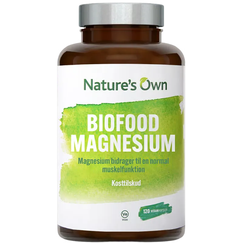 Natures Own Biofood Magnesium (120 tabl)