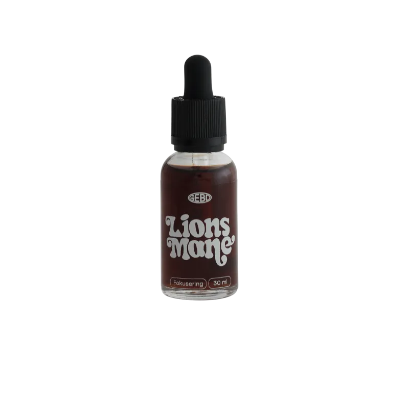 Gebo Lions Mane  Danskproduceret økologisk svampeekstrakt - 30 ml.
