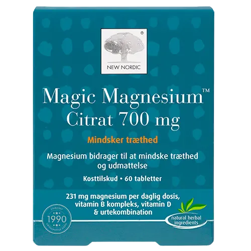 New Nordic Magic Magnesium Citrat 700 mg (60 tabl)