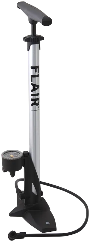Flair fodpumpe m/manometer 11 bar, 160 psi