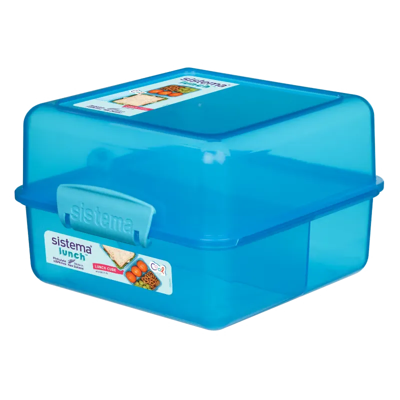 Sistema Lunch Cube Blue / Teal / Pink (1.4 l)