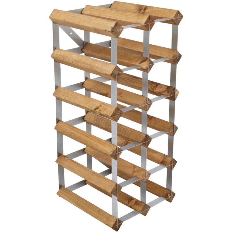 Traditional wine rack Vinstativ til 15 flasker, lys eg