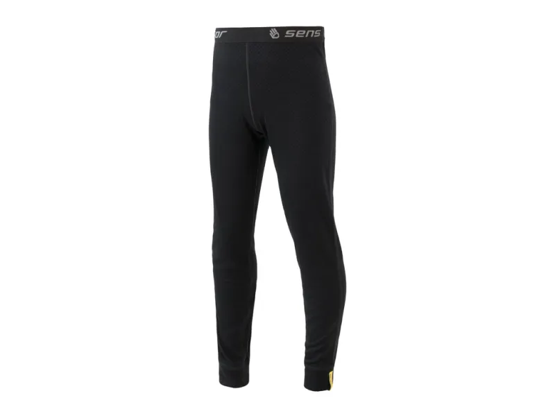 Sensor Merino Double Face - Skiunderbuks til børn - Sort - Str. 90