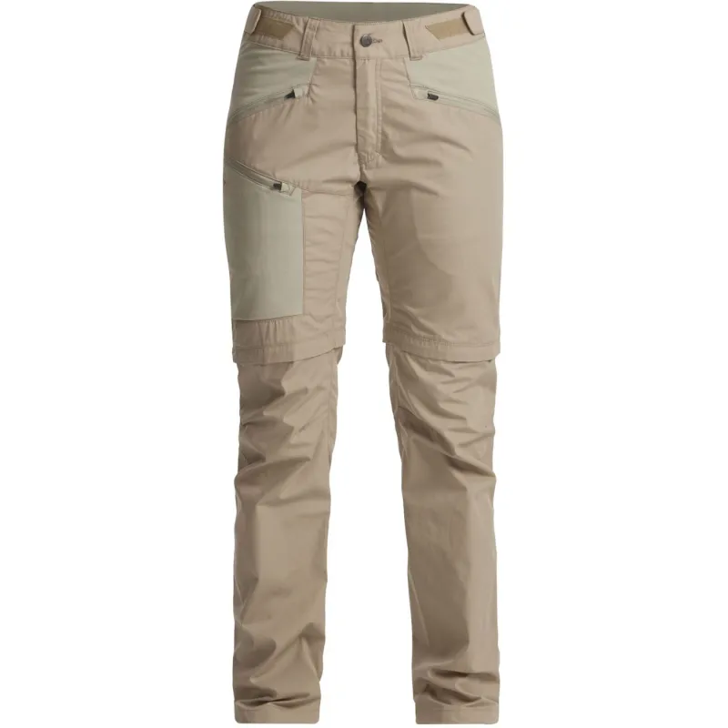 Lundhags Tived Zip-off Pant W, vandrebukser, dame, beige