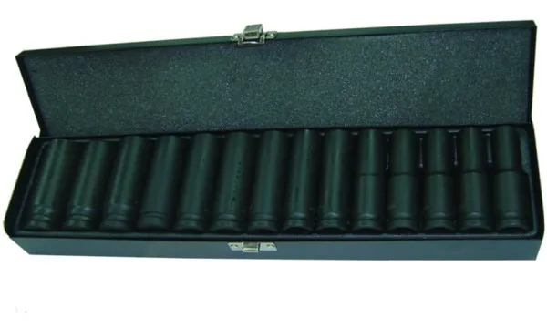 BATO Krafttopsæt 1/2". 10-24mm lang. 14 dele.