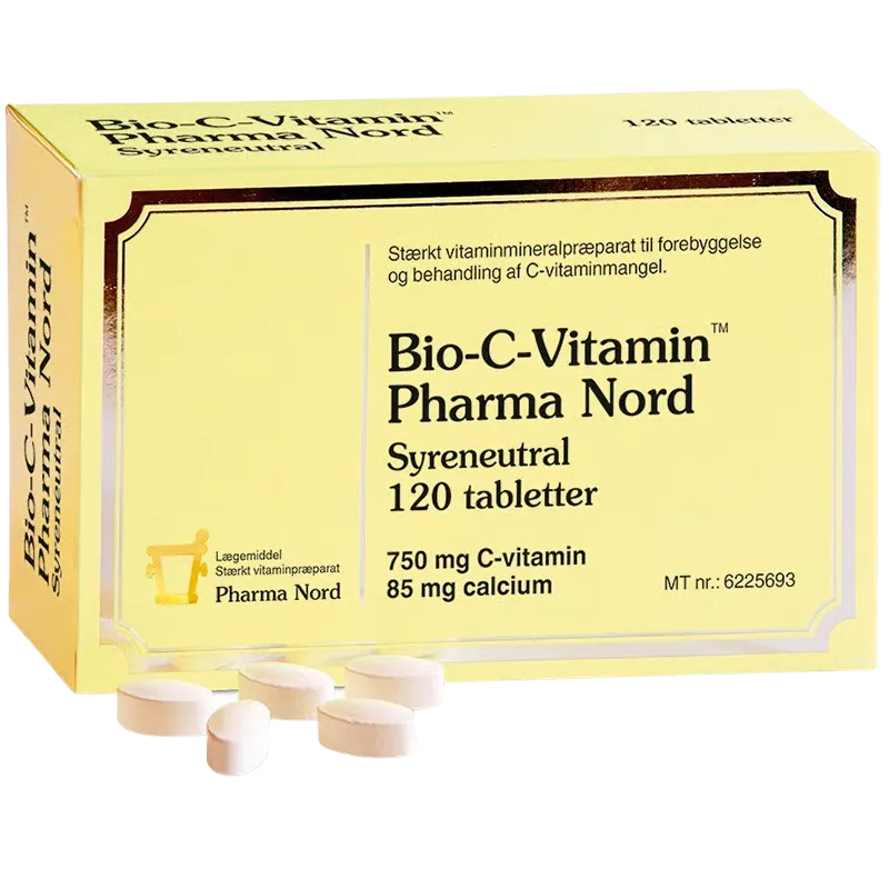 Pharma Nord Bio-C-Vitamin 750 mg (120 tabletter)