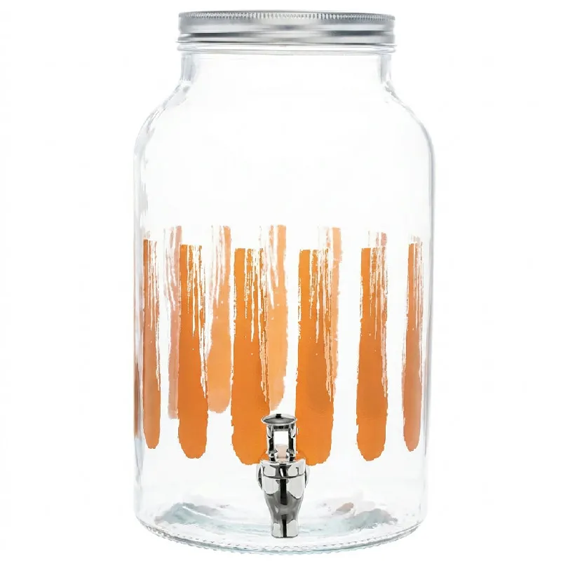 Drinksdispenser Glas Orange 6l Ø17,8x30,4cm