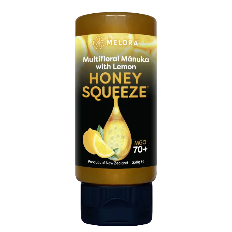 Melora Multifloral Manuka Honey 70+ MGO Lemon Squeeze (330 g)