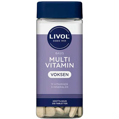Livol Basis Multi Vitamin Voksen (230 tabl)