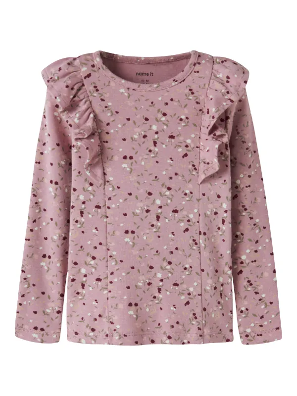 Name It Oceana - LS Top - Lilas - 92 cm