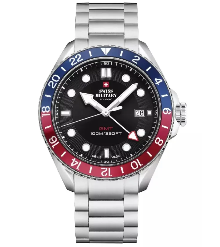 Swiss Alpine Military GMT Pepsi Herreur