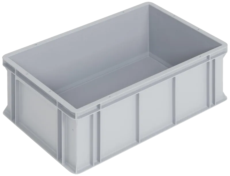 WEZ LogiLine eurokasse fb grå 600×400×212mm 41ltr