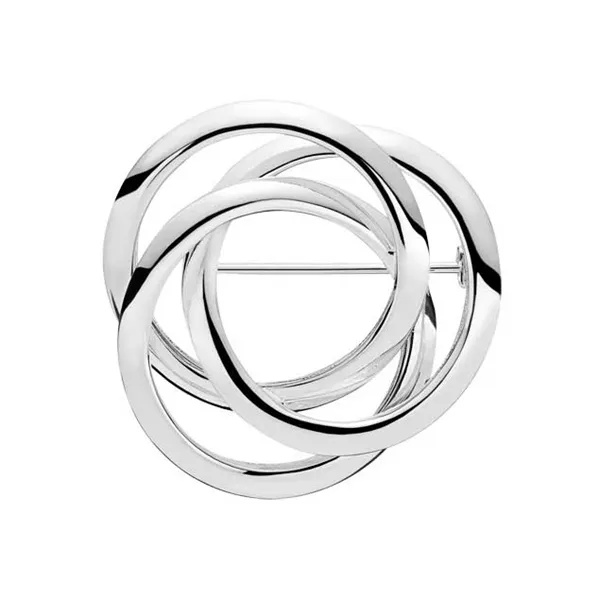 Sølv Broche med Ringe