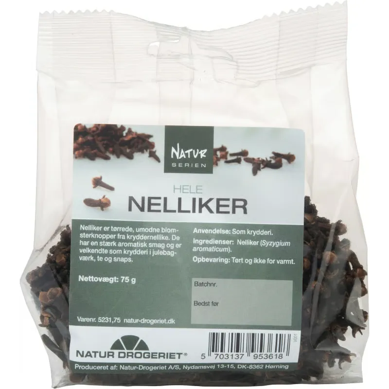 Natur Drogeriet Nelliker Hele (75 gr)