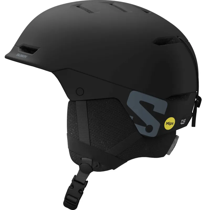 Salomon Husk MIPS, skihjelm, junior, sort