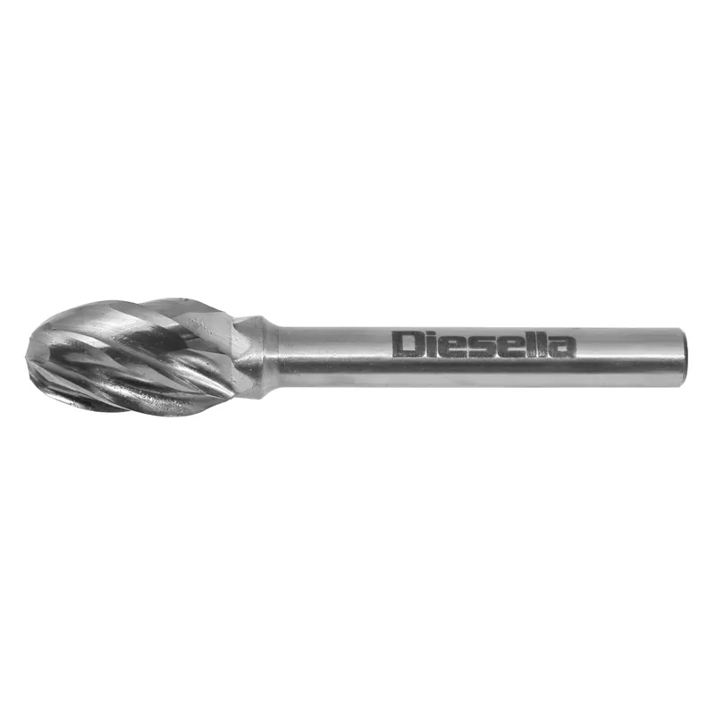 Fræsestift HM Ø6x10 mm form E (Alu. Cut) med Ø6 mm skaft