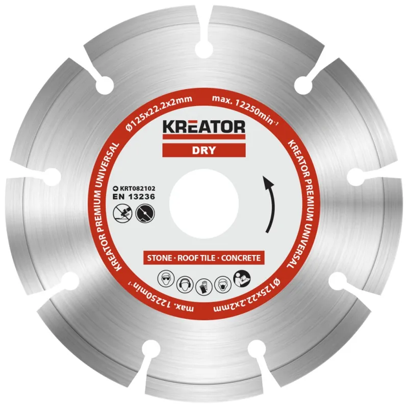 Diamantklinger til sten 125 mm PREMIUM