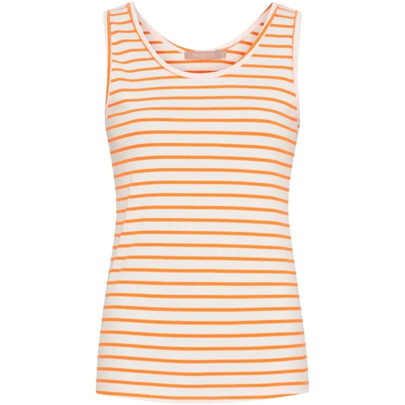 Marta du Chateau dame top MdcMarina 2499/B - Arancio Fluo