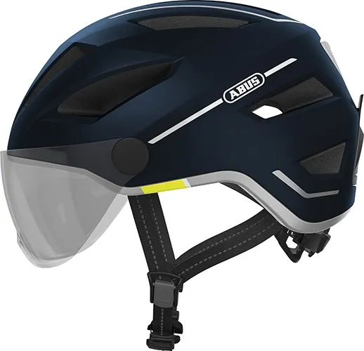 Abus Pedelec 2.0 ACE Elcykelhjem m. LED og visir - Blå (elcykel hjelm)