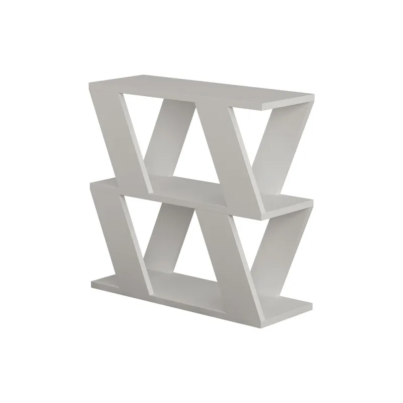 NORDVÄRK Lazena sidebord, m. hylde - hvid melamin (60x22)