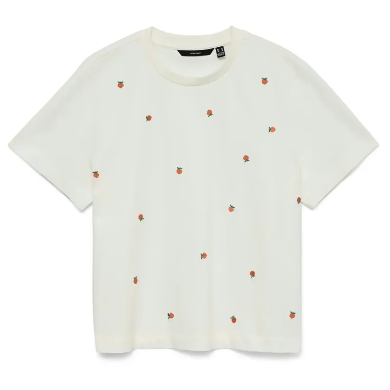 VERO MODA dame top VMSOLA - Snow White sunflower