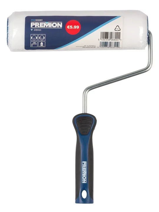 Malerrulle 230 mm med kraftig håndtag