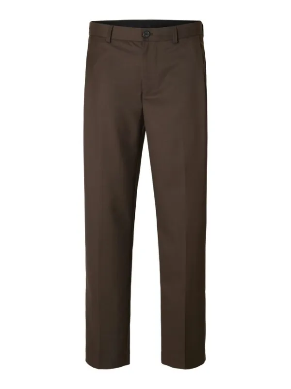 SLHREGULAR MIKE WOOL BLEND PLEAT PA