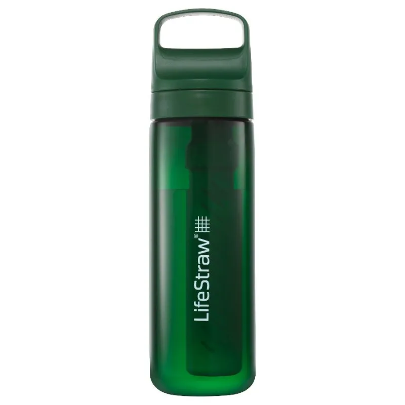 Lifestraw Go 2.0 Water Filter Bottle, Terrace Green, 650 ML, grøn