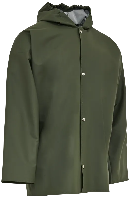 Regnjakke fiskeolie resistens 033800 oliven Str. 4XL