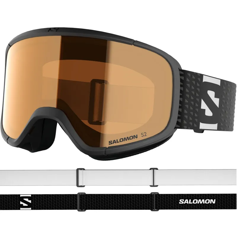 Salomon Lumi Access, skibriller, junior, sort