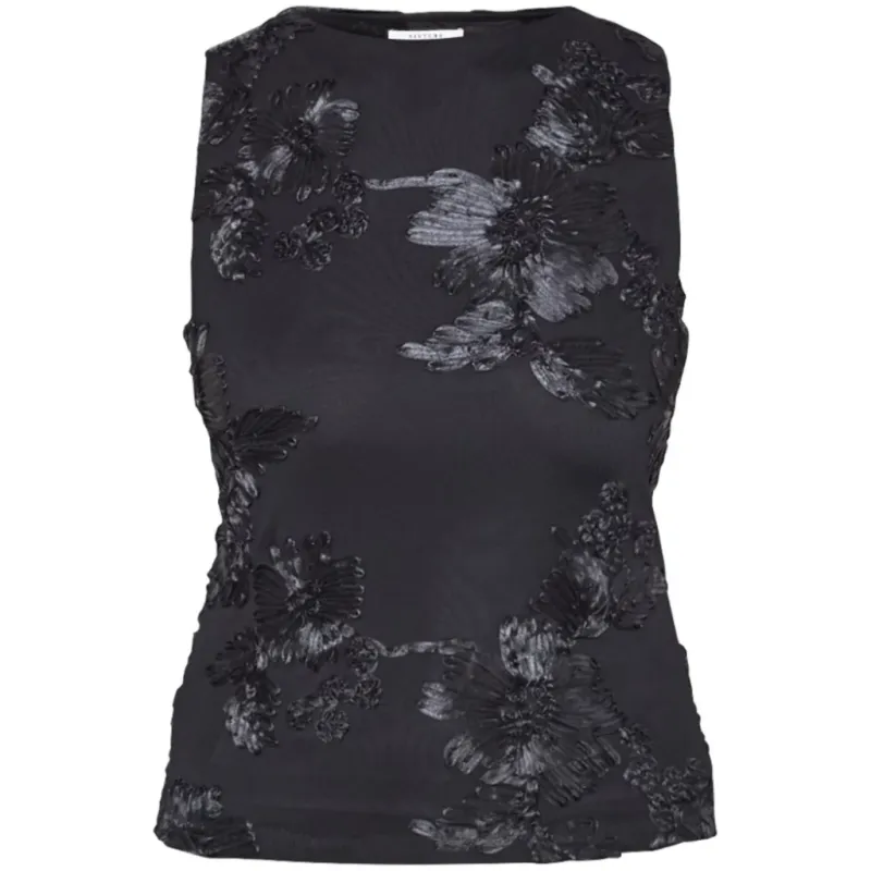 SISTERS POINT dame top SIS - Black/Black