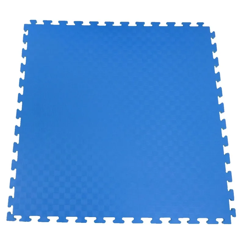 Ergofloor - EVA Sikkerhedsmåtte 1000x1000 Blå/Grå