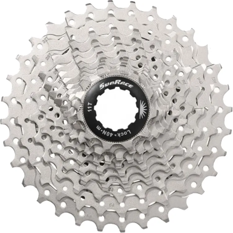 Sunrace CSRX1 Kassette 11 speed 11-32T Road Metallic Sølv