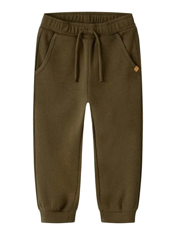 Lil Atelier Naffel - Loose Sweat Pant - Teak - 92 cm