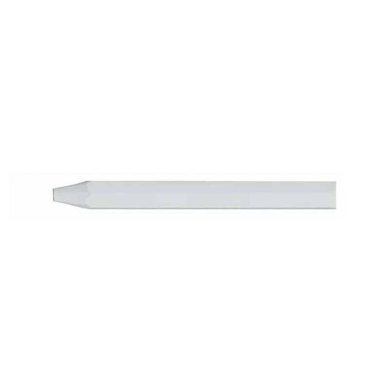 Mærkekridt 120 mm uden label HVID Hex. Ø12 mm